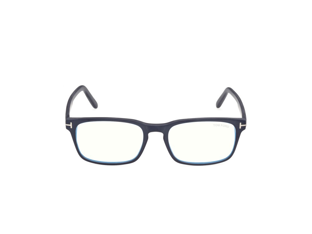 Occhiali da vista Tom Ford FT5938-B (091) colore blu opaco forma rettangolare 