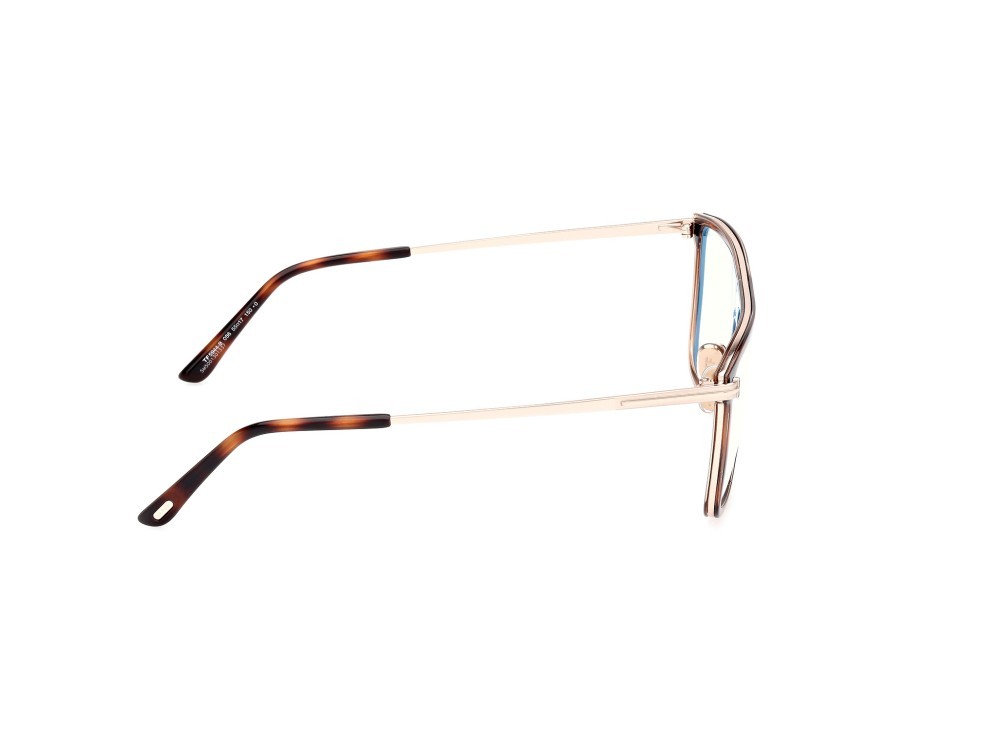 Brillen Tom Ford FT5944-B (056) farbe avana form quadratisch 