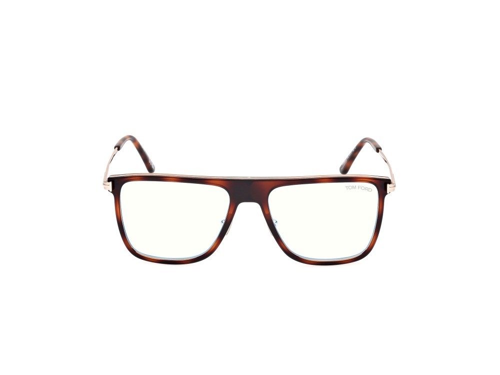 Brillen Tom Ford FT5944-B (056) farbe avana form quadratisch 