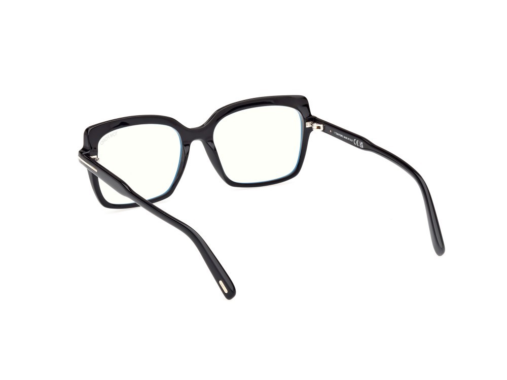 Eyeglasses Tom Ford FT5947-B (001) color nero lucido shape butterfly 