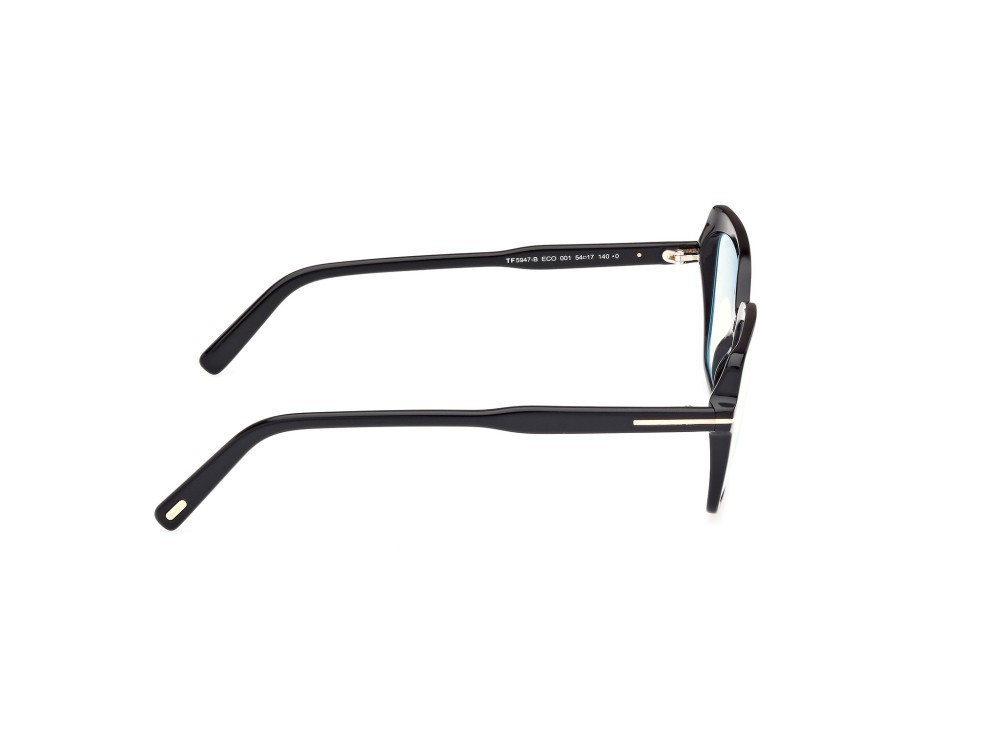 Eyeglasses Tom Ford FT5947-B (001) color nero lucido shape butterfly 