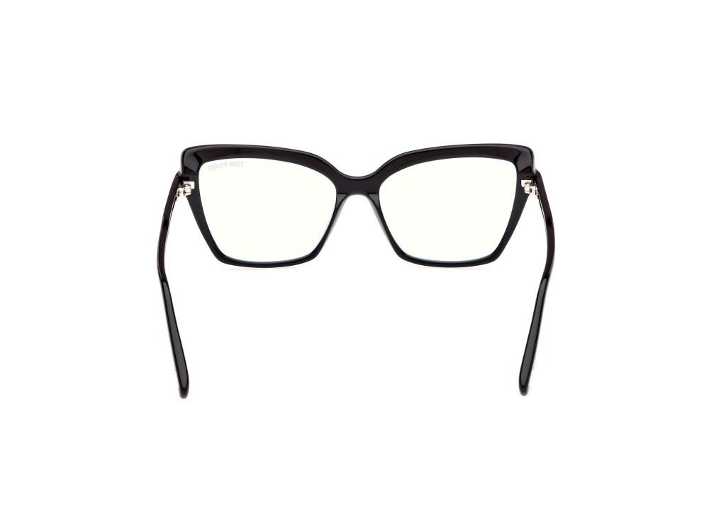 Occhiali da vista Tom Ford FT5948-B (001) colore nero lucido forma cat eye 