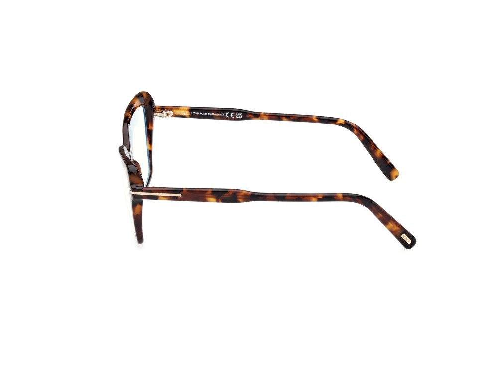 Occhiali da vista Tom Ford FT5948-B (052) colore avana scura forma cat eye 