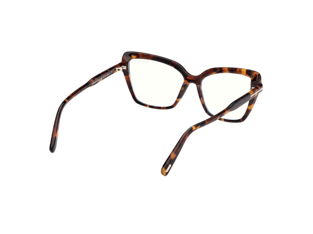 Occhiali da vista Tom Ford FT5948-B (052) colore avana scura forma cat eye 