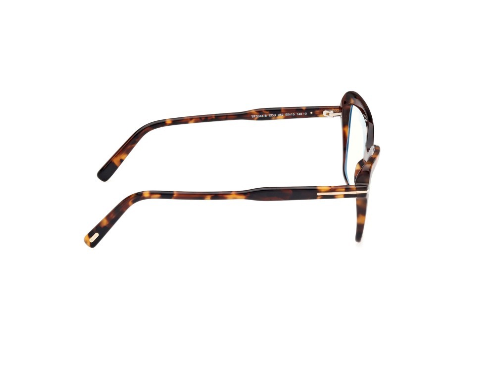 Occhiali da vista Tom Ford FT5948-B (052) colore avana scura forma cat eye 