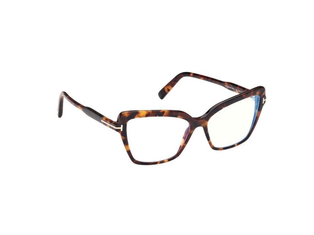 Occhiali da vista Tom Ford FT5948-B (052) colore avana scura forma cat eye 