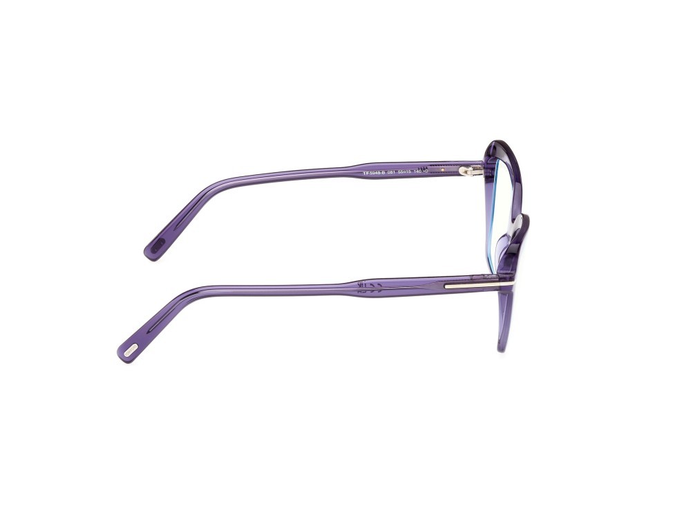 Brillen Tom Ford FT5948-B (081) farbe viola lucido form cat-eye 