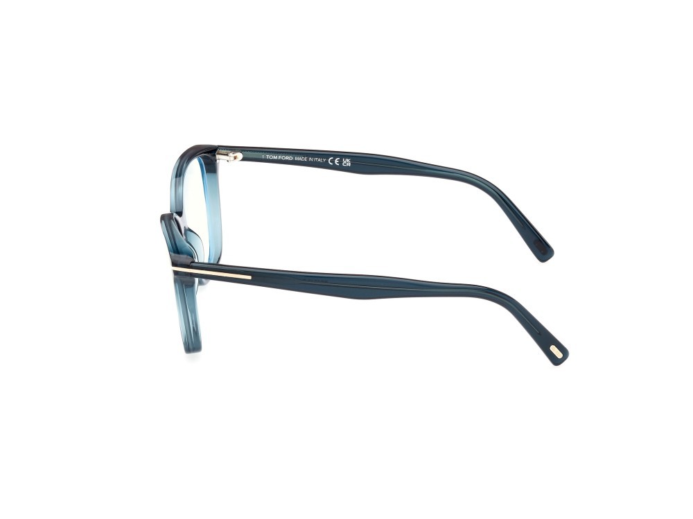 Occhiali da vista Tom Ford FT5949-B (092) colore blu lucido forma cat eye 