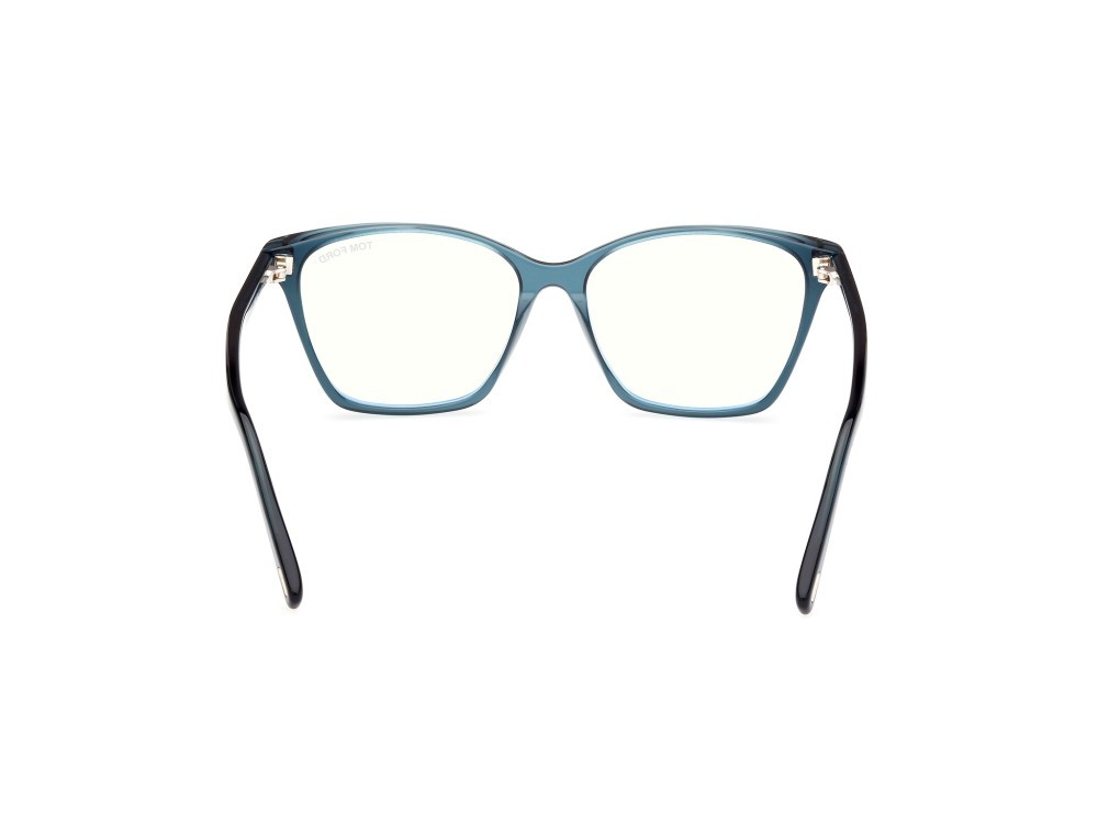Occhiali da vista Tom Ford FT5949-B (092) colore blu lucido forma cat eye 