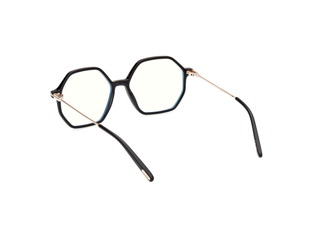 Eyeglasses Tom Ford FT5952-B (001) color nero lucido shape geometric 