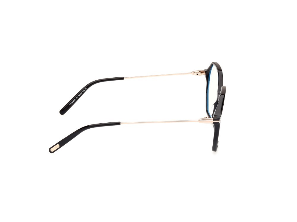 Eyeglasses Tom Ford FT5952-B (001) color nero lucido shape geometric 
