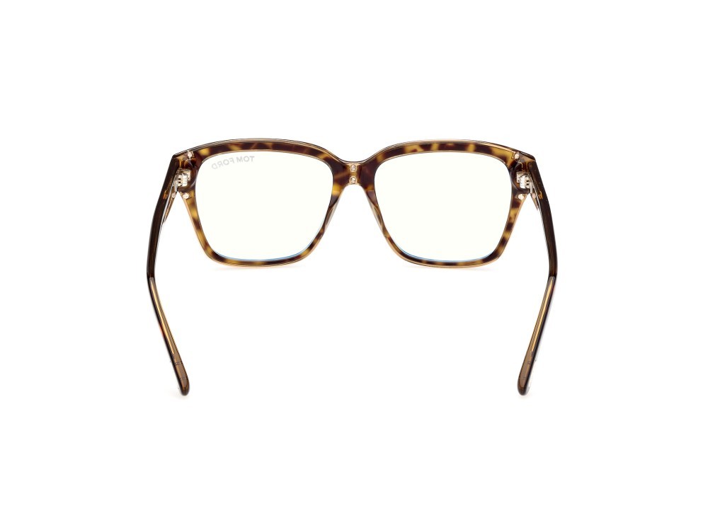 Brillen Tom Ford FT5955-B (055) farbe avana form quadratisch 