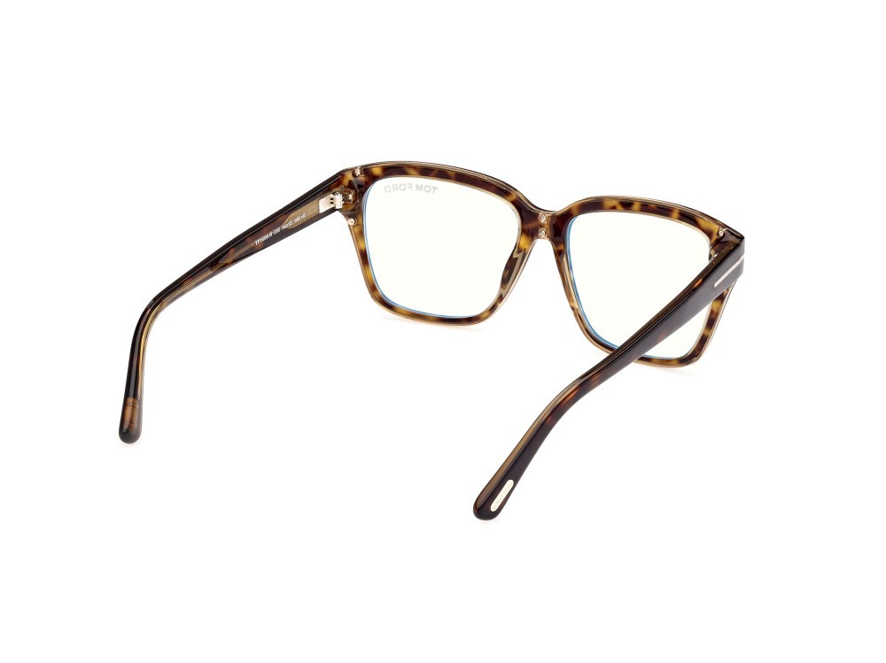 Brillen Tom Ford FT5955-B (055) farbe avana form quadratisch 
