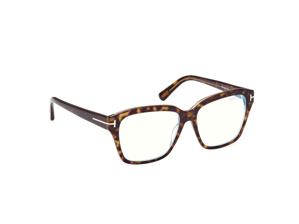 Brillen Tom Ford FT5955-B (055) farbe avana form quadratisch 