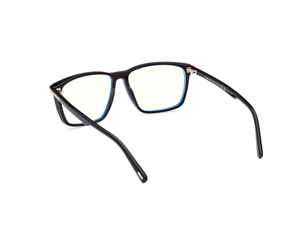 Brillen Tom Ford FT5959-B (001) farbe nero lucido form quadratisch 
