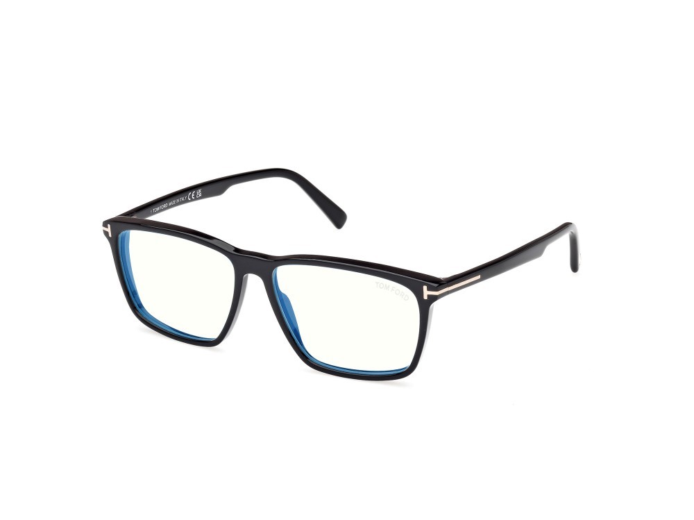 Brillen Tom Ford FT5959-B (001) farbe nero lucido form quadratisch 