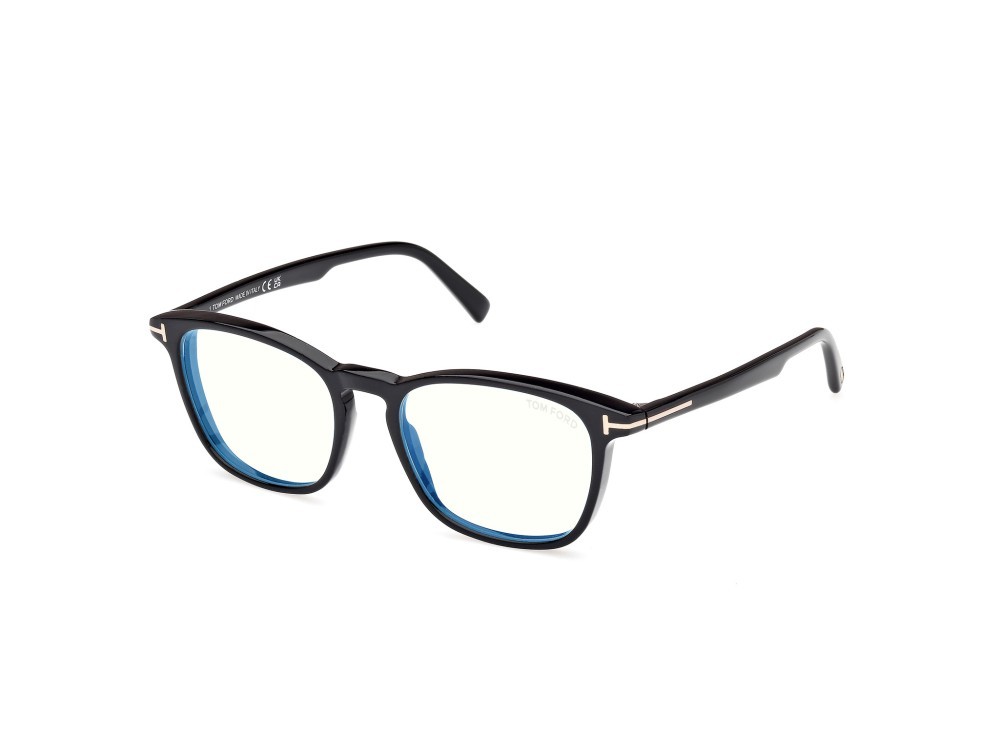 Occhiali da vista Tom Ford FT5960-B (001) colore nero lucido forma quadrato 