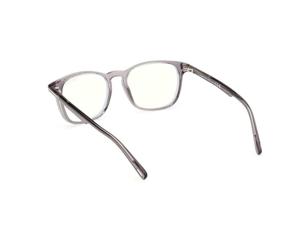 Occhiali da vista Tom Ford FT5960-B (020) colore grigio lucido forma quadrato 