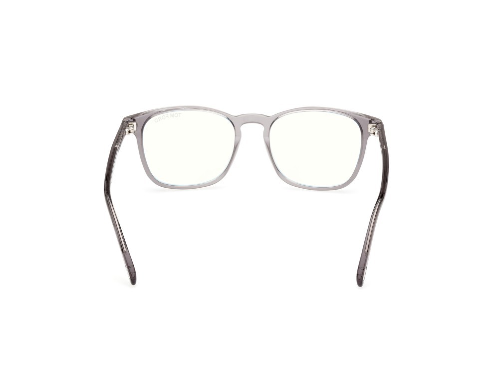 Occhiali da vista Tom Ford FT5960-B (020) colore grigio lucido forma quadrato 