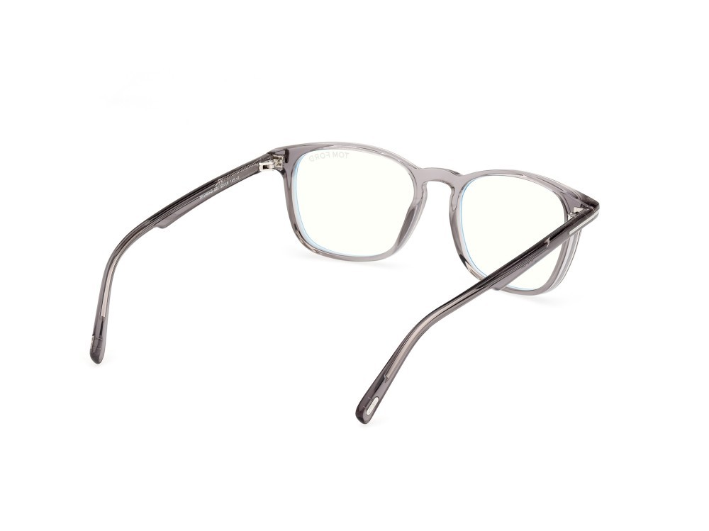 Occhiali da vista Tom Ford FT5960-B (020) colore grigio lucido forma quadrato 