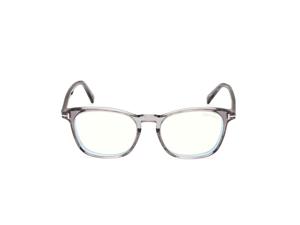 Occhiali da vista Tom Ford FT5960-B (020) colore grigio lucido forma quadrato 