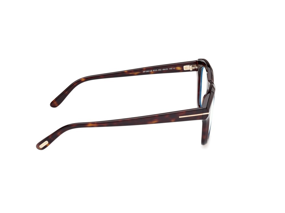 Brillen Tom Ford FT5961-B (052) farbe avana scura form quadratisch 