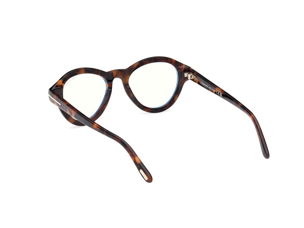 Brillen Tom Ford FT5962-B (052) farbe avana scura form rund 