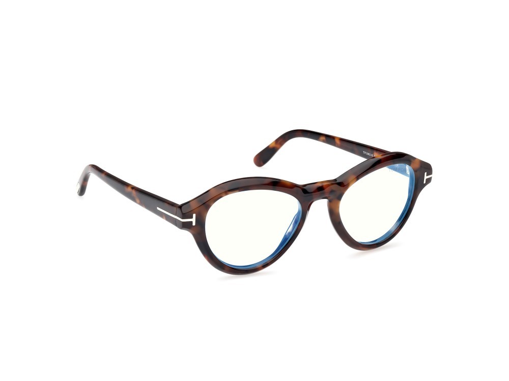 Brillen Tom Ford FT5962-B (052) farbe avana scura form rund 