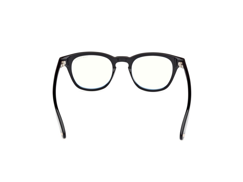 Occhiali da vista Tom Ford FT5976-B (001) colore nero lucido forma rotondo 