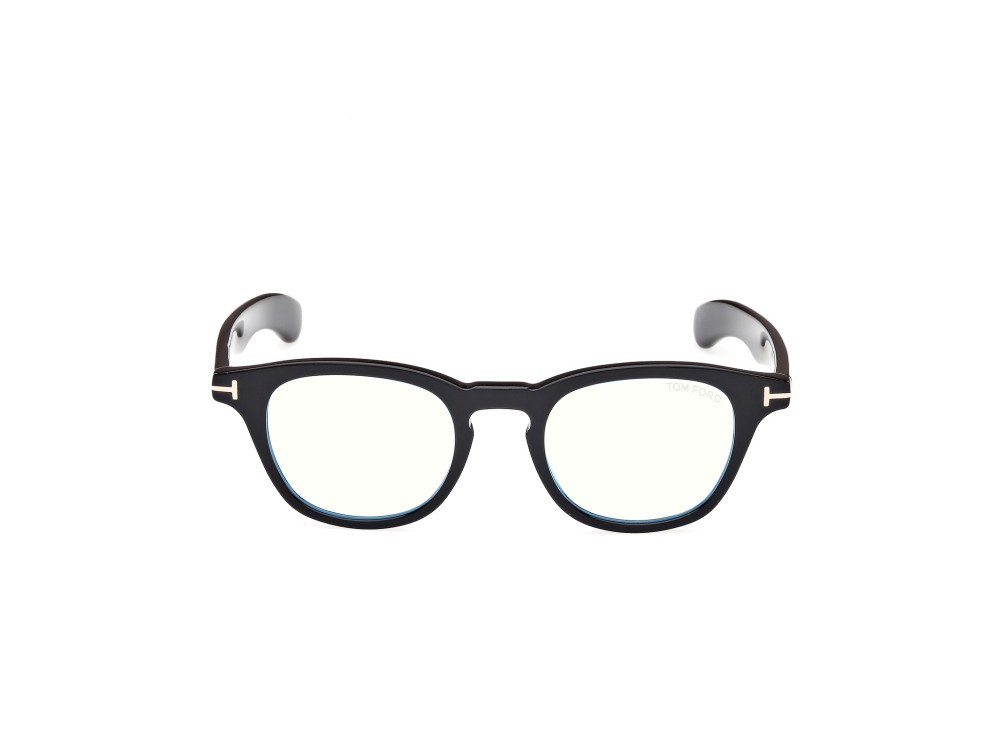 Occhiali da vista Tom Ford FT5976-B (001) colore nero lucido forma rotondo 