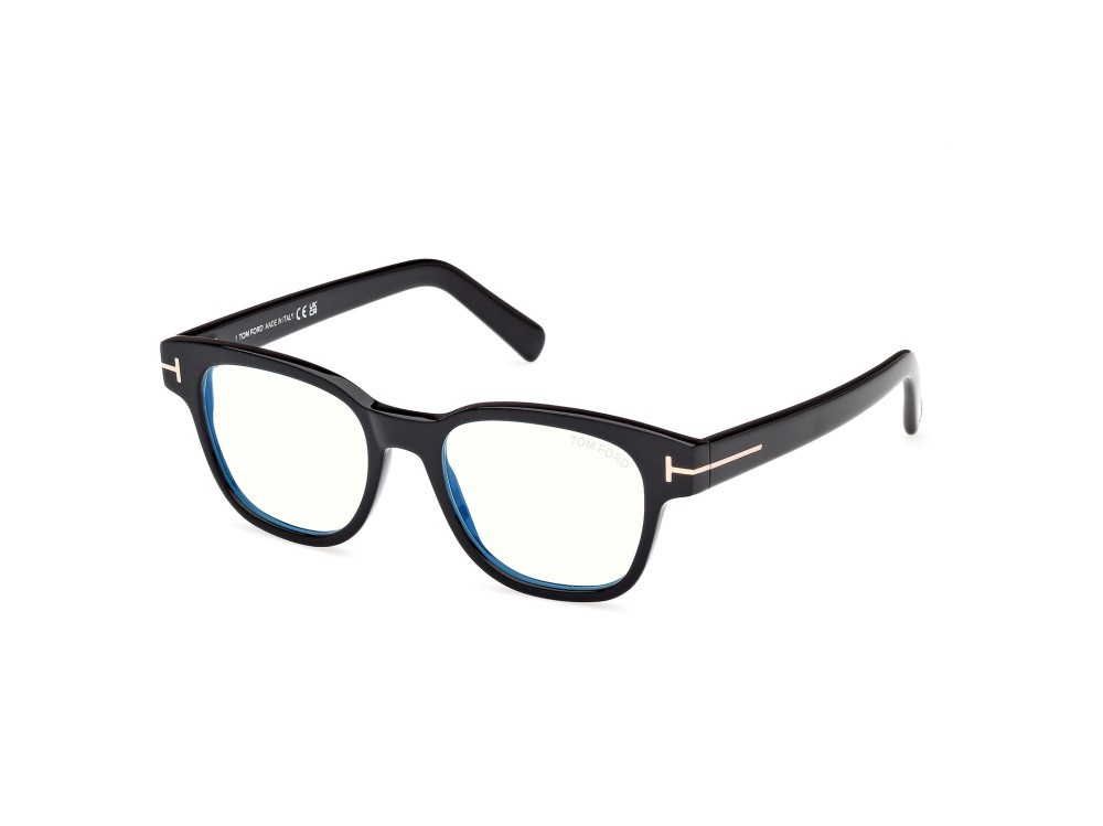 Occhiali da vista Tom Ford FT5977-B (001) colore nero lucido forma quadrato 