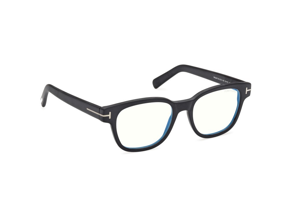 Occhiali da vista Tom Ford FT5977-B (002) colore nero opaco forma quadrato 