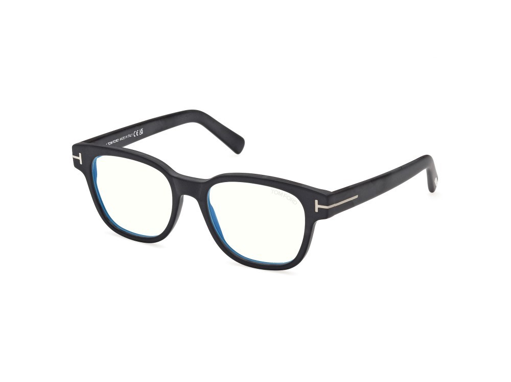 Occhiali da vista Tom Ford FT5977-B (002) colore nero opaco forma quadrato 