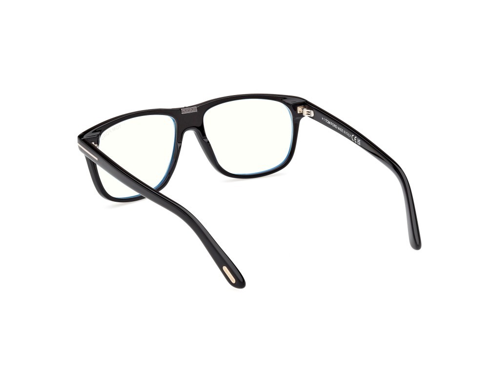 Brillen Tom Ford FT5978-B (001) farbe nero lucido form aviator 
