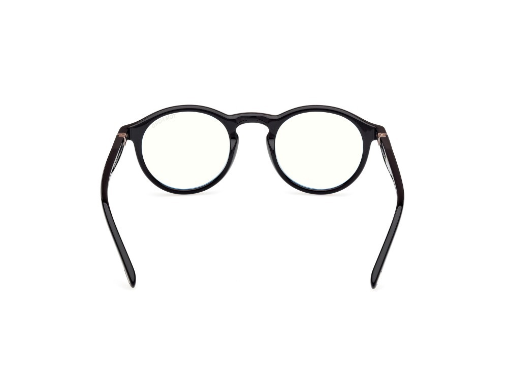 Occhiali da vista Tom Ford FT5979-B (001) colore nero lucido forma rotondo 