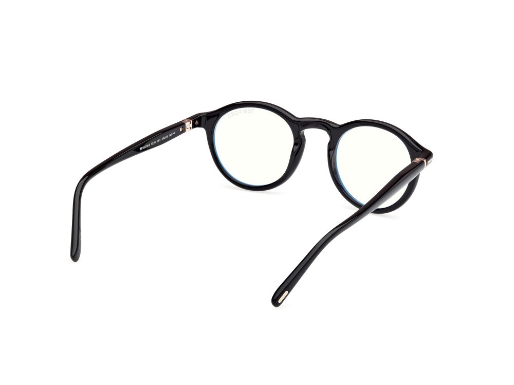 Occhiali da vista Tom Ford FT5979-B (001) colore nero lucido forma rotondo 