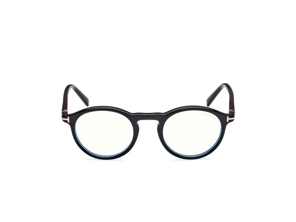 Occhiali da vista Tom Ford FT5979-B (001) colore nero lucido forma rotondo 