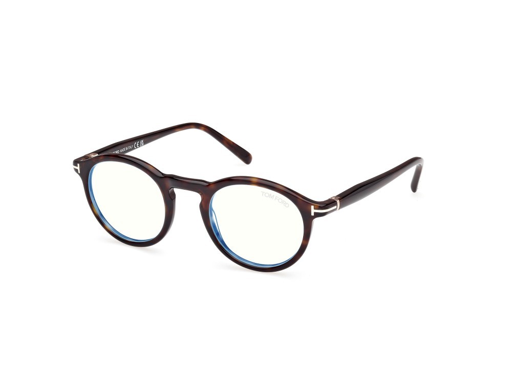 Occhiali da vista Tom Ford FT5979-B (052) colore avana scura forma rotondo 
