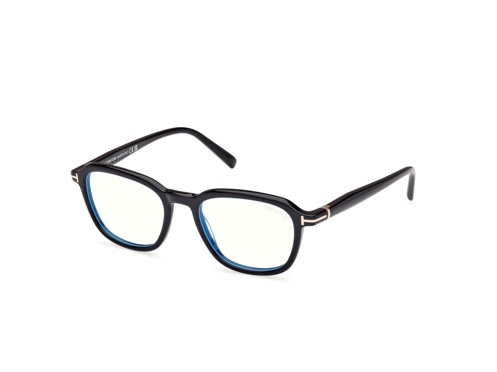 Occhiali da vista Tom Ford FT5980-B (001) colore nero lucido forma quadrato 