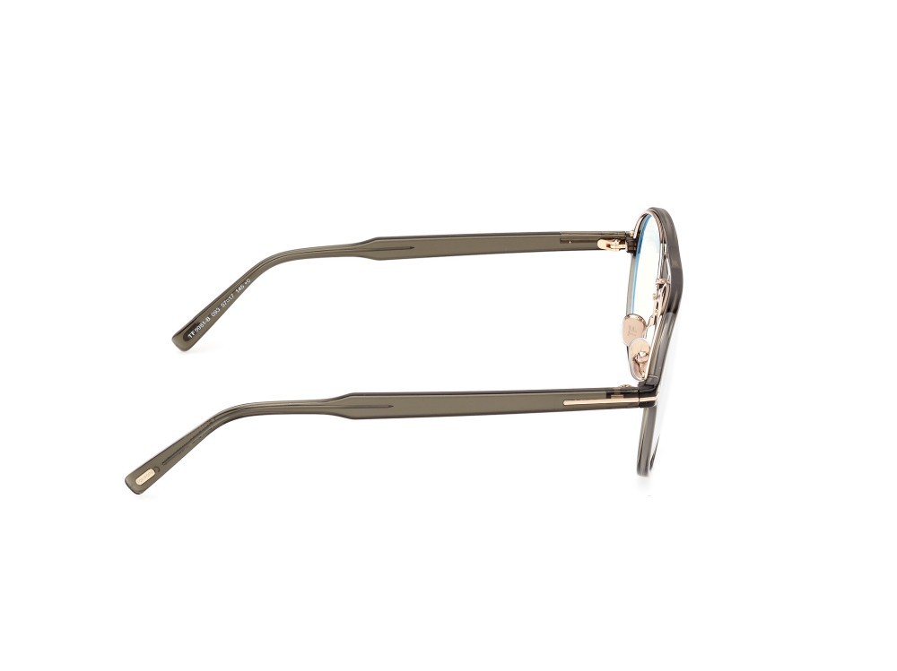 Occhiali da vista Tom Ford FT5981-B (093) colore verde chiaro lucido forma aviator 