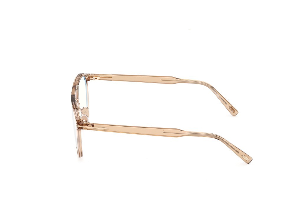 Occhiali da vista Tom Ford FT5982-B (045) colore marrone chiaro lucido forma aviator 