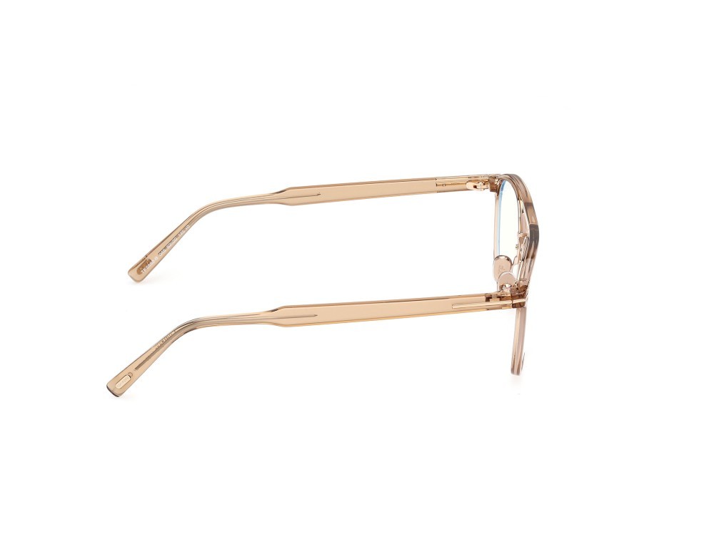 Occhiali da vista Tom Ford FT5982-B (045) colore marrone chiaro lucido forma aviator 