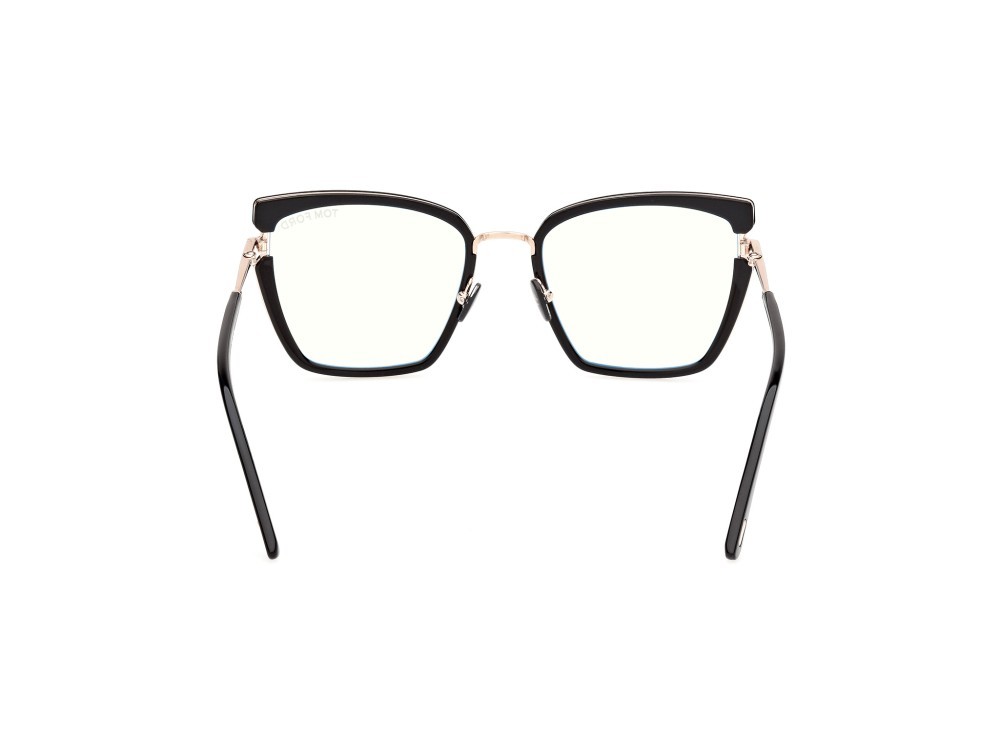 Brillen Tom Ford FT5984-B (001)  farbe nero lucido form schmetterling 