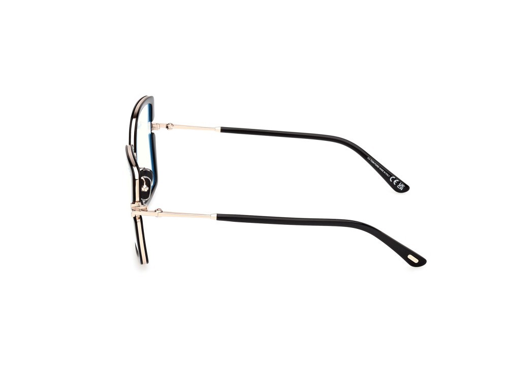 Occhiali da vista Tom Ford FT5985-B (001)  colore nero lucido forma quadrato 