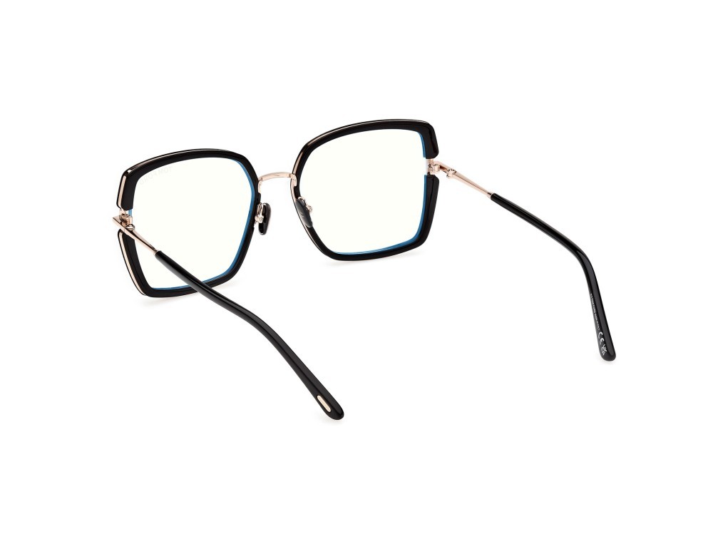 Occhiali da vista Tom Ford FT5985-B (001)  colore nero lucido forma quadrato 