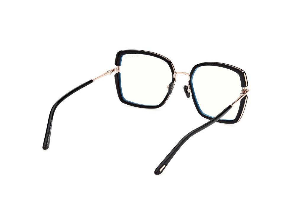 Occhiali da vista Tom Ford FT5985-B (001)  colore nero lucido forma quadrato 