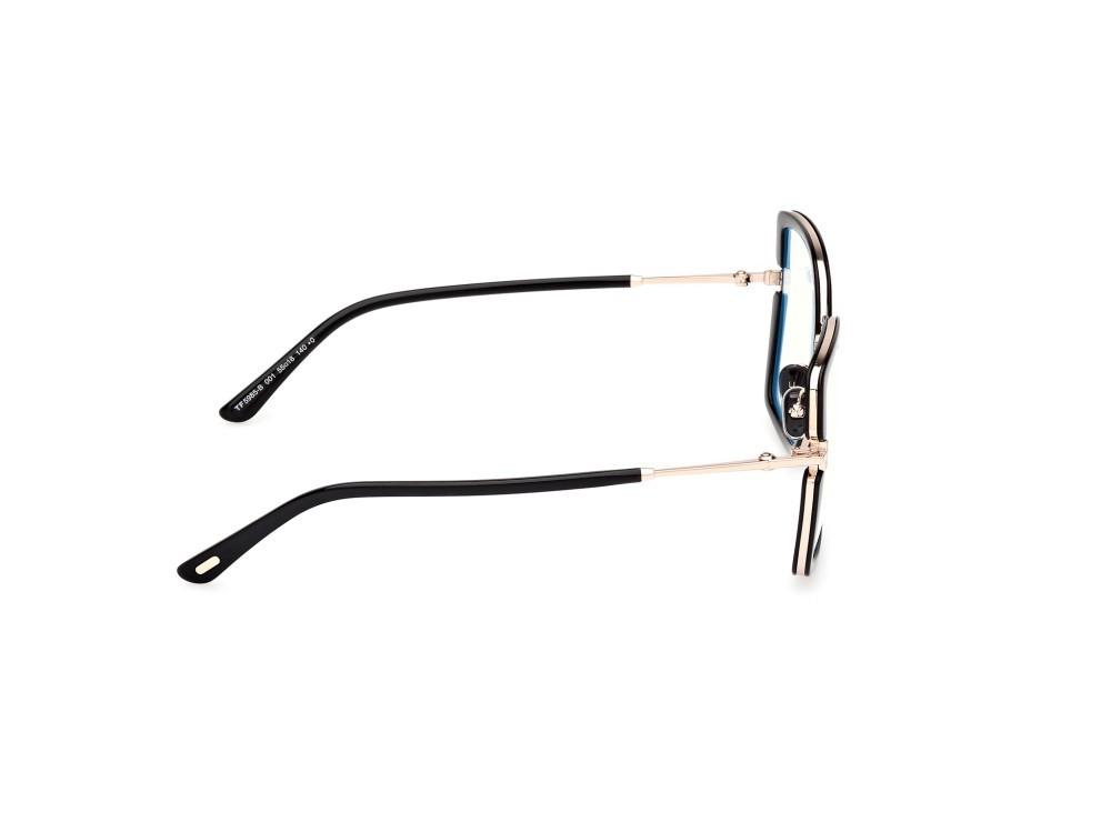 Occhiali da vista Tom Ford FT5985-B (001)  colore nero lucido forma quadrato 
