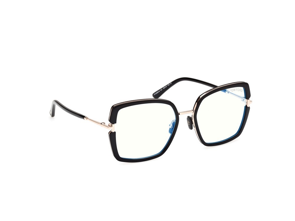 Occhiali da vista Tom Ford FT5985-B (001)  colore nero lucido forma quadrato 