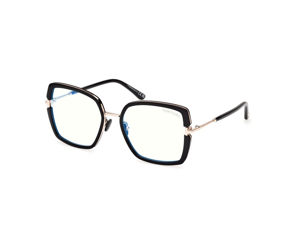 Occhiali da vista Tom Ford FT5985-B (001)  colore nero lucido forma quadrato 