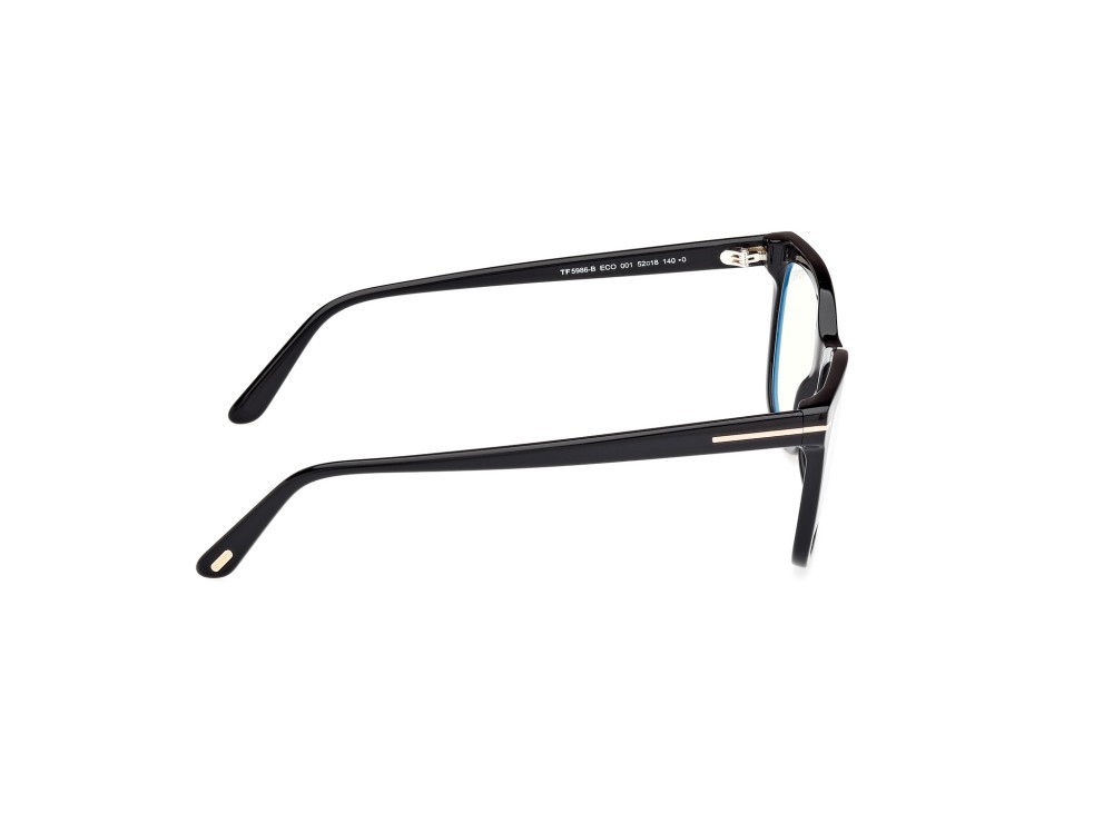 Occhiali da vista Tom Ford FT5986-B (001)  colore nero lucido forma quadrato 